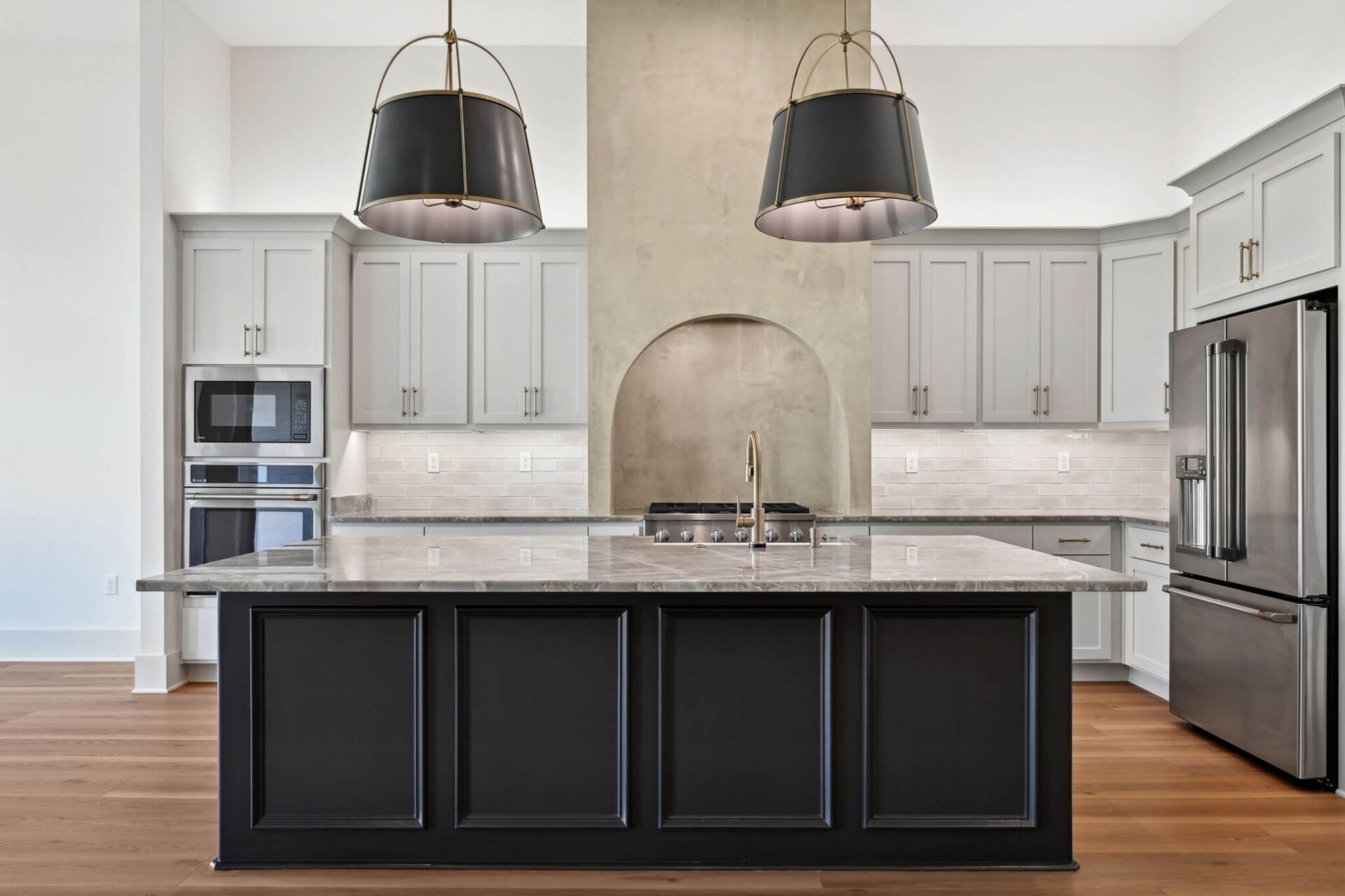 Luxury custom kitchen interior by RLH Construction featured on client testimonials page